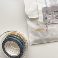 Maotu 3mm washi tape set (4 + 1 rolls) - Pattern 2 Woodland