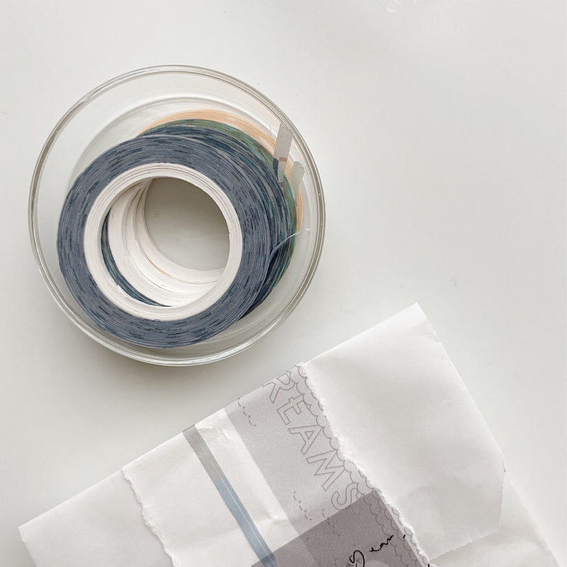 Maotu 3mm washi tape set (4 + 1 rolls) - Pattern 2 Woodland