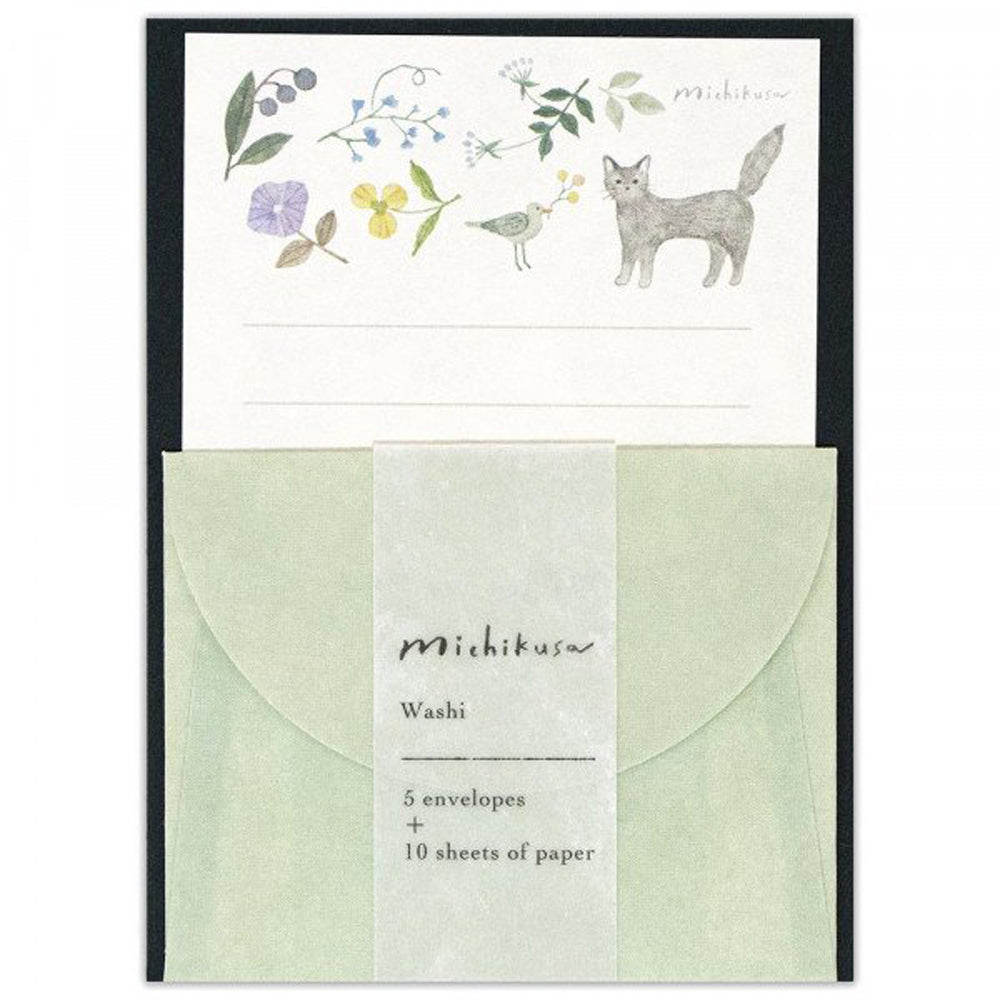 Michikusa Mini Letter Set - Grass