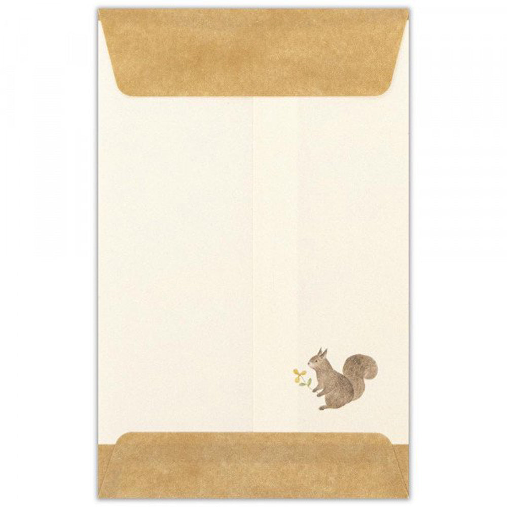 Michikusa Pochibukuro Petit Envelope Set - Nuts