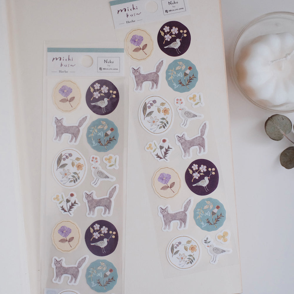 Michikusa Seal Sticker - Grass_2