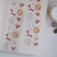 Michikusa Seal Sticker - Nuts_2