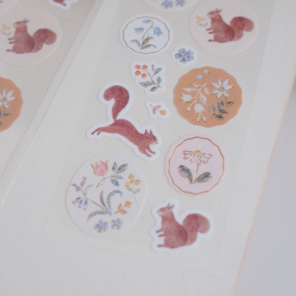 Michikusa Seal Sticker - Nuts_2