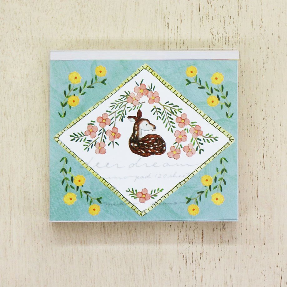 Midori Asano block memo deer dream 22726_2
