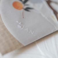 Mossland 苔岛 MOON Monthly Calendar - Japanese Mino Washi Paper 美濃和紙 / Translucent Paper