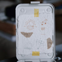 Mossland 苔岛 晴雨时刻印章 Weather Series Rubber Stamp Set - Sunny / Rainy Day