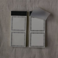 20319-01 Classiky εζ·ζε  Letterpress Printed Label Book - Brown