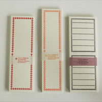 20320-04 20320-05 20320-06 Classiky εζ·ζε  Letterpress Folded Memo Card