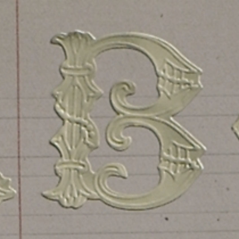 Classiky 倉敷意匠 Embossed Ornamental Alphabet Seal