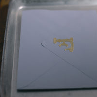 Classiky 倉敷意匠 Embossed Ornamental Alphabet Seal