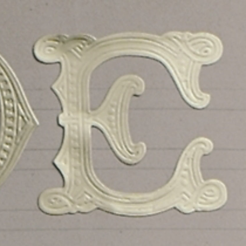 Classiky 倉敷意匠 Embossed Ornamental Alphabet Seal