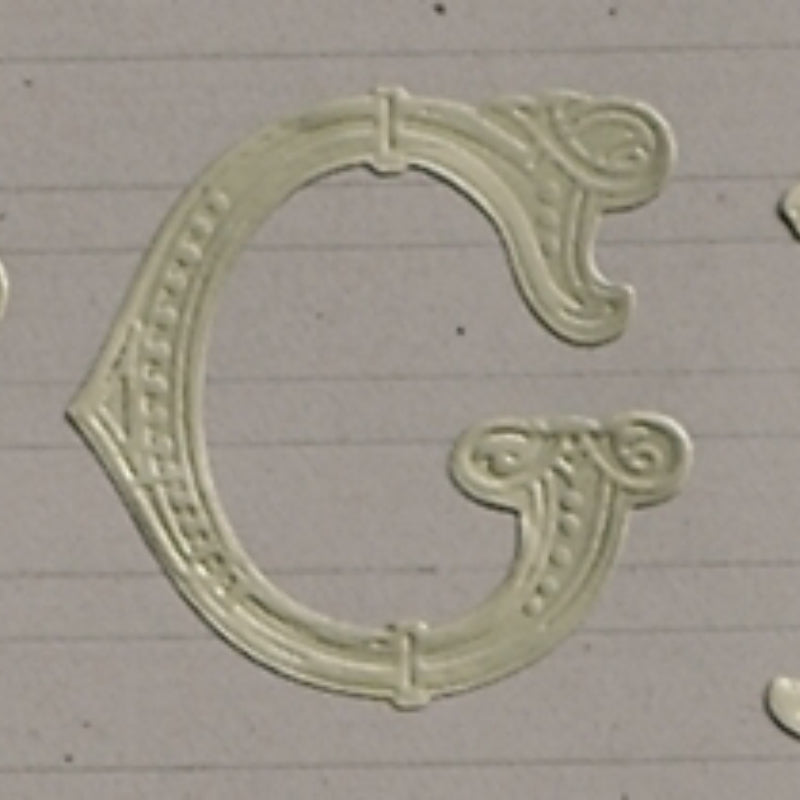 Classiky 倉敷意匠 Embossed Ornamental Alphabet Seal
