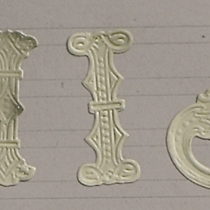 Classiky 倉敷意匠 Embossed Ornamental Alphabet Seal
