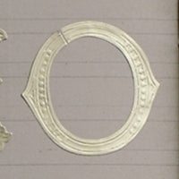 Classiky 倉敷意匠 Embossed Ornamental Alphabet Seal