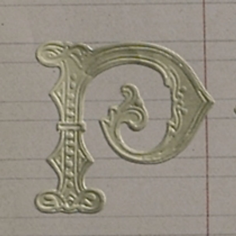 Classiky 倉敷意匠 Embossed Ornamental Alphabet Seal