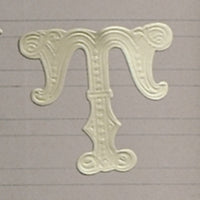 Classiky 倉敷意匠 Embossed Ornamental Alphabet Seal