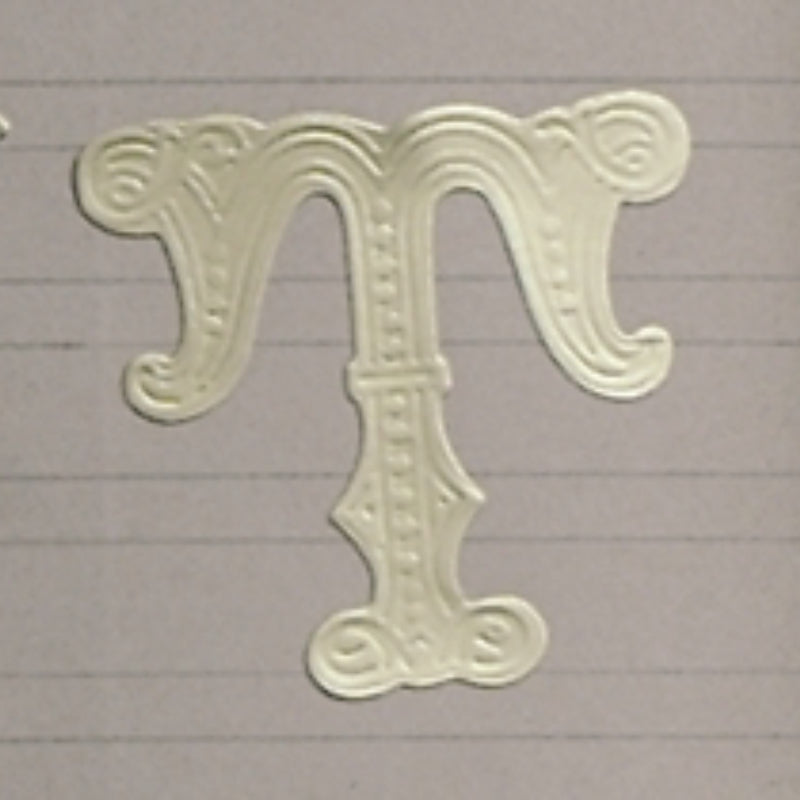 Classiky 倉敷意匠 Embossed Ornamental Alphabet Seal