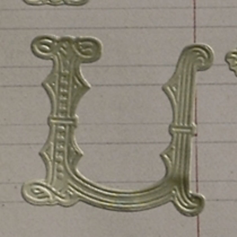 Classiky 倉敷意匠 Embossed Ornamental Alphabet Seal