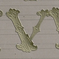Classiky 倉敷意匠 Embossed Ornamental Alphabet Seal