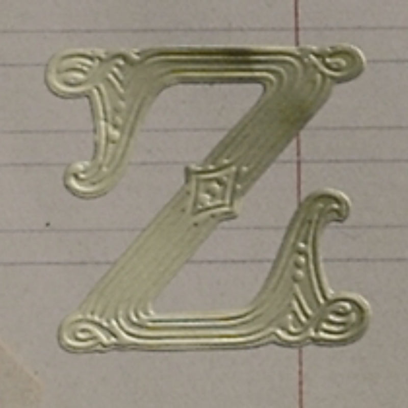 Classiky 倉敷意匠 Embossed Ornamental Alphabet Seal