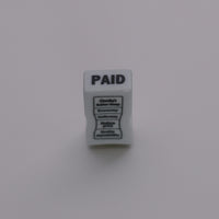 20451-02 Classiky 倉敷意匠 Porcelain Office Stamps - Rectangular PAID