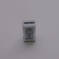 20451-04 Classiky 倉敷意匠 Porcelain Office Stamps - Rectangular CHECKED