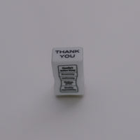 20451-06 Classiky 倉敷意匠 Porcelain Office Stamps - Rectangular THANK YOU