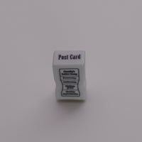 20451-09 Classiky 倉敷意匠 Porcelain Office Stamps - Rectangular Post Card