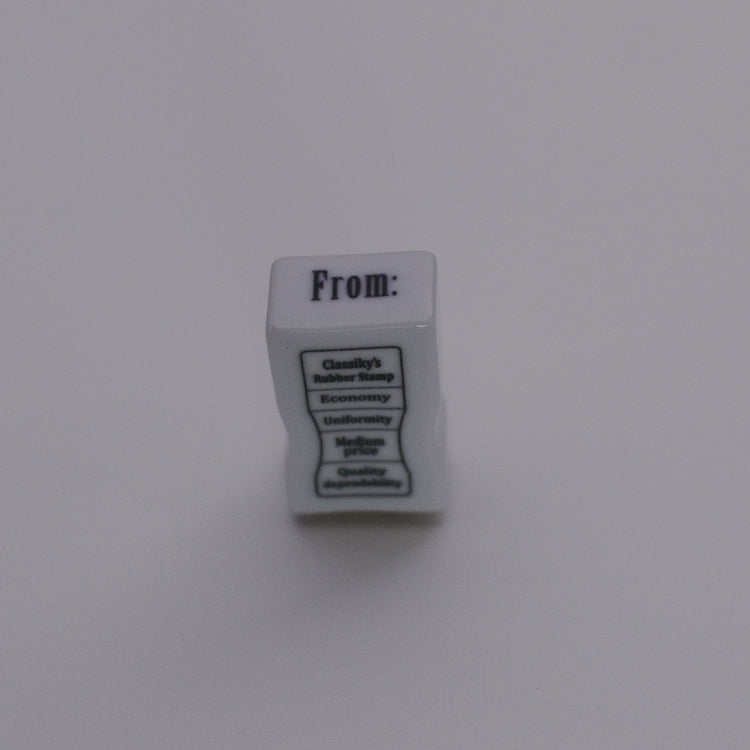 20451-11 Classiky 倉敷意匠 Porcelain Office Stamps - Rectangular From