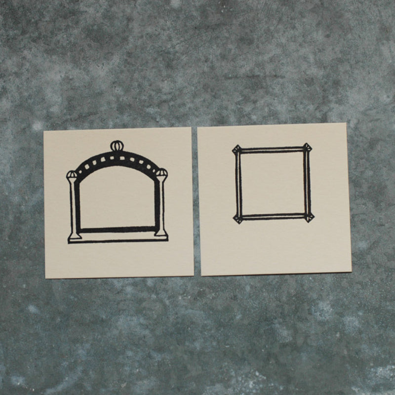 29752-03 Classiky x Seiko Okada Letterpress Printed Cards