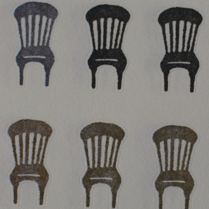 45333-03 Classiky εζ·ζε  x Mihoko Seki Sticker Seals - Chairs