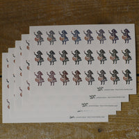 45333-05 Classiky εζ·ζε  x Mihoko Seki Sticker Seals - The Little Match Girl