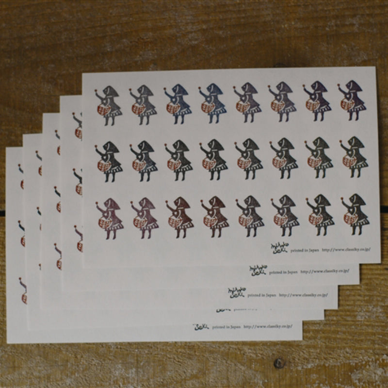 45333-05 Classiky εζ·ζε  x Mihoko Seki Sticker Seals - The Little Match Girl