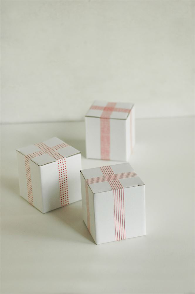 45635-01 Classiky εζ·ζε  x Mitsou Washi Tape - Pattern - Set of 3 - Red