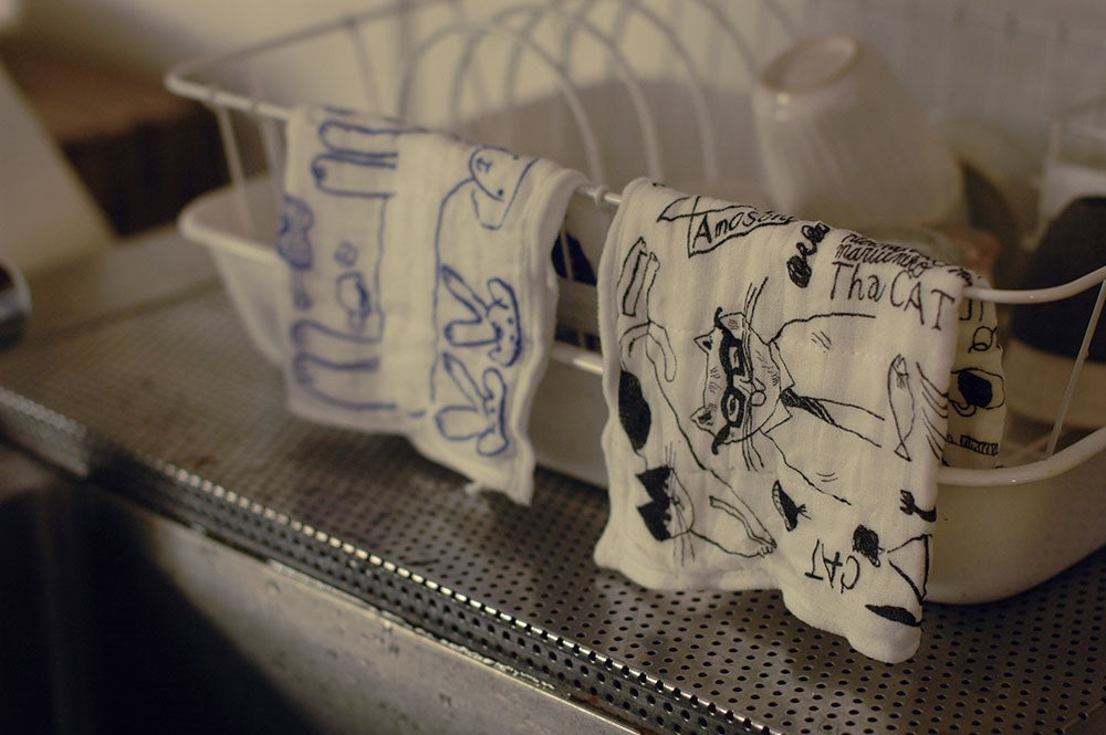 99211-01 99211-02Classiky εζ·ζε  x Toranekobonbon Kitchen Cloth Cat / Dog