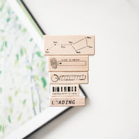 PeHo Design Rubber Stamp - % Progression bar 进度条