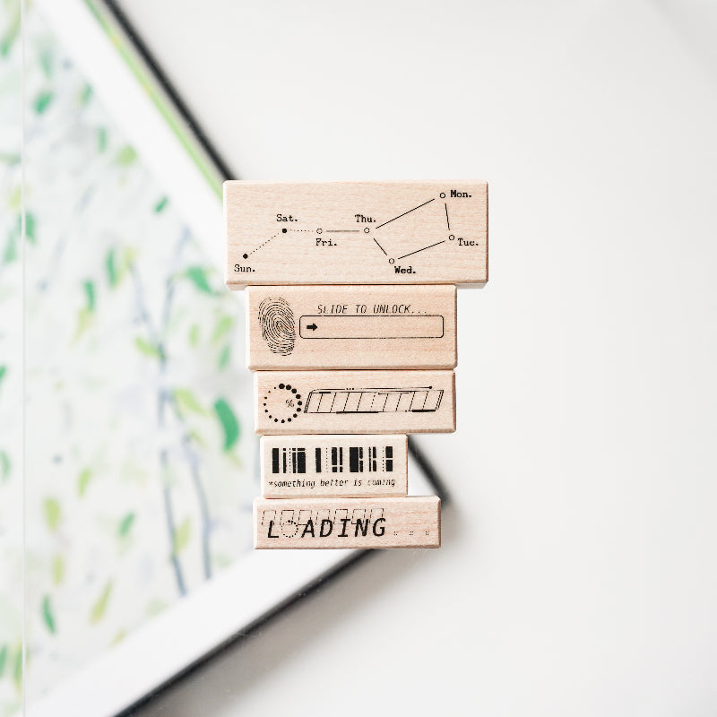 PeHo Design Rubber Stamp - % Progression bar 进度条