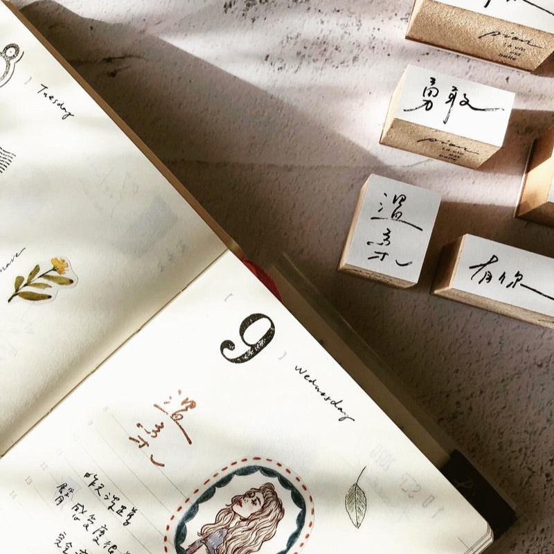 Pion Chinese Handwriting Rubber Stamp 寫寫字