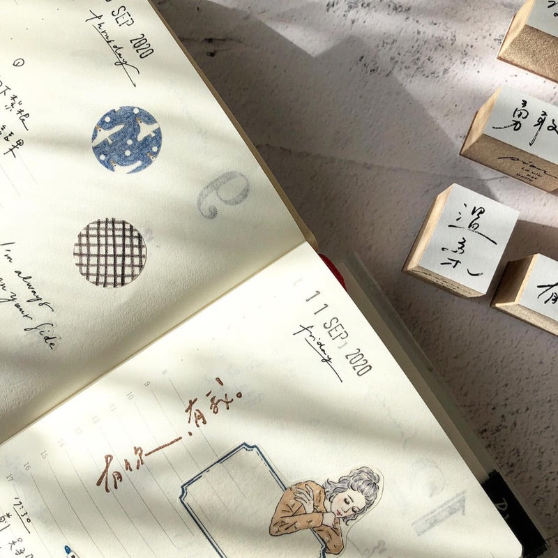 Pion Chinese Handwriting Rubber Stamp 寫寫字