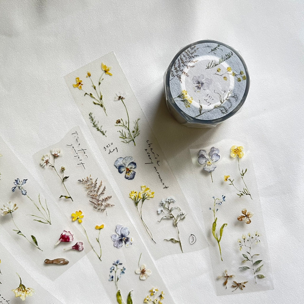 Pion PET Tape - Press Flowers 壓花手稿_9