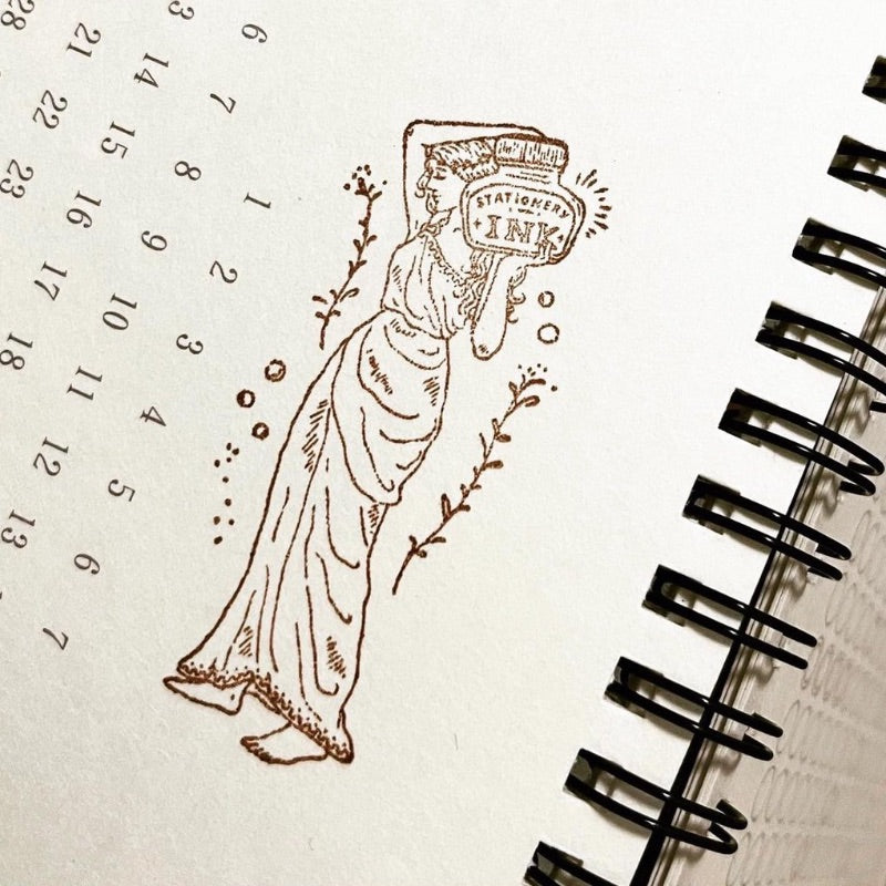 Pion Rubber Stamp - Goddess of Stationery - Set of 2 ζε
·ε₯³η₯