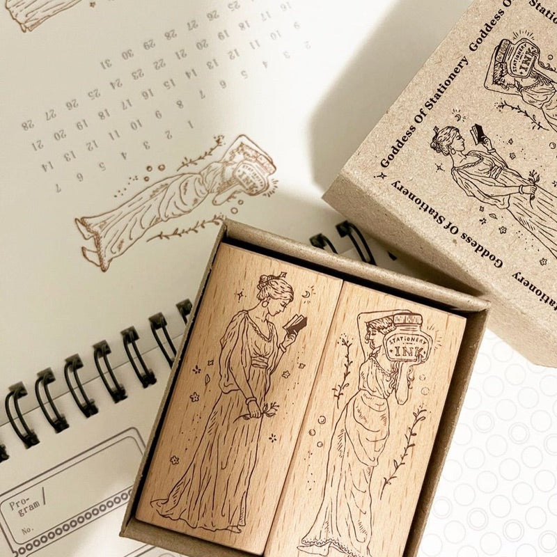 Pion Rubber Stamp - Goddess of Stationery - Set of 2 ζε
·ε₯³η₯
