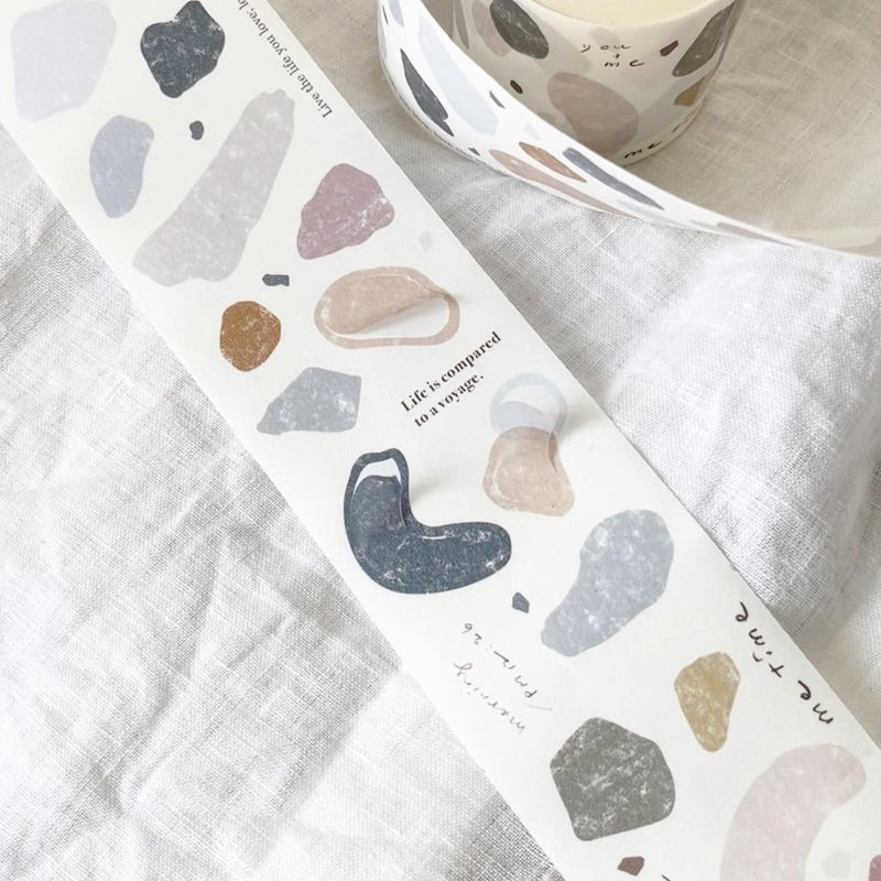Pion Washi Sticker Roll - Terrazzo 磨石子