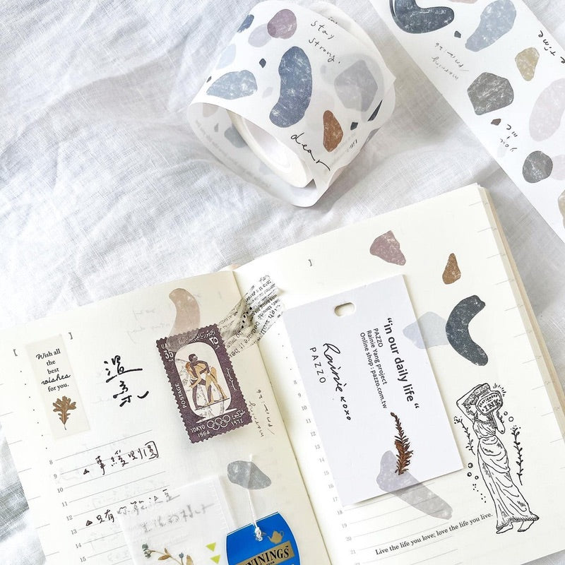 Pion Washi Sticker Roll - Terrazzo 磨石子