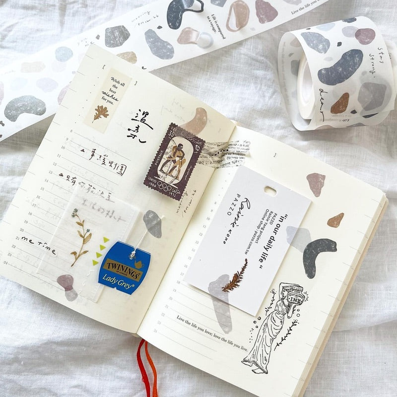 Pion Washi Sticker Roll - Terrazzo 磨石子
