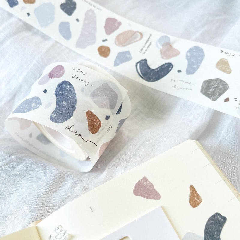Pion Washi Sticker Roll - Terrazzo 磨石子