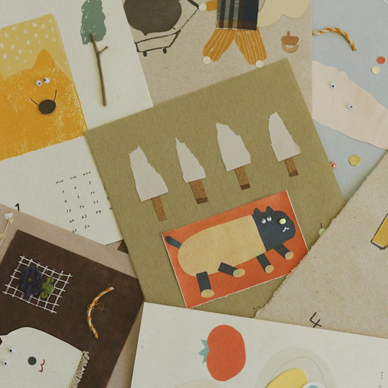 Sanhua room_Along the paper Monthly Calendar