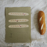 Sanhua room_Along the paper Monthly Calendar