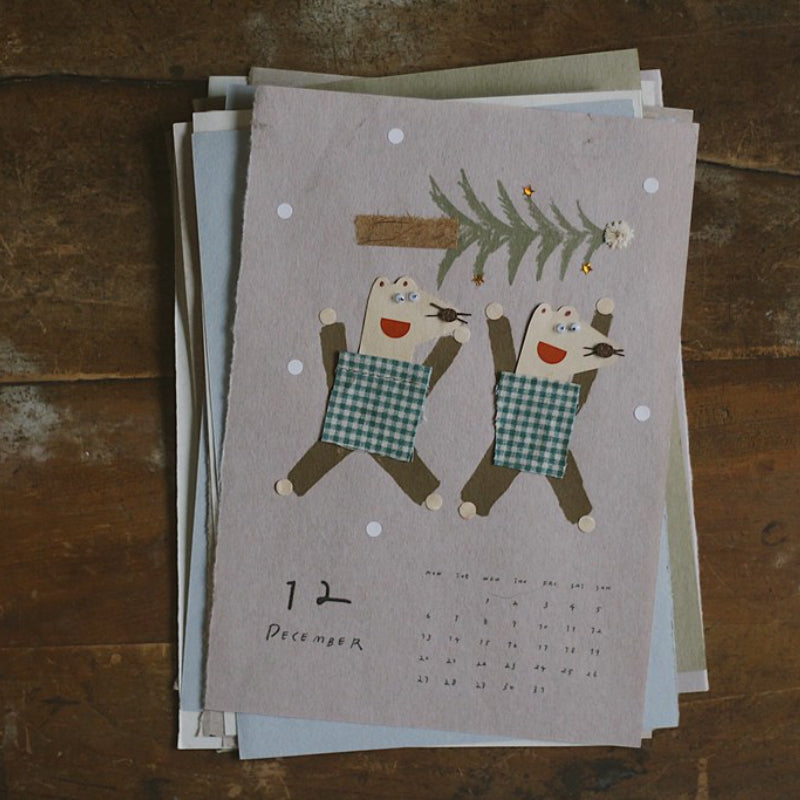 Sanhua room_Along the paper Monthly Calendar_2