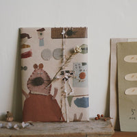 Sanhua room_Along the paper Monthly Calendar